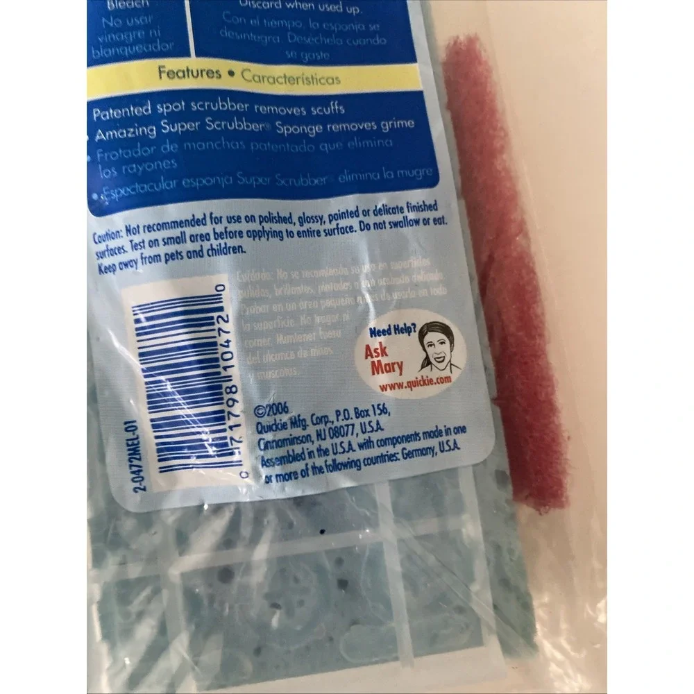 Quickie Home-Pro Automatic Sponge 3 Mop Refills Fits Mop #041 and #047 #0472